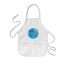 Cute lycklig Australian bilby tecknad Kids' Apron