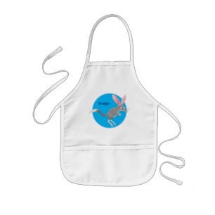 Cute lycklig Australian bilby tecknad Kids' Apron Barnförkläde