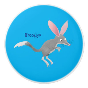 Cute lycklig Australian bilby tecknad Knopp
