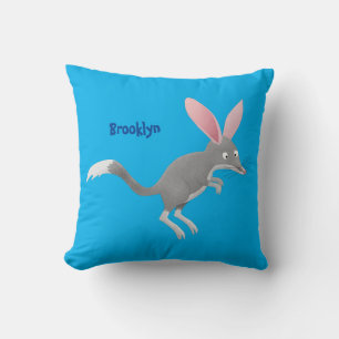 Cute lycklig Australian bilby tecknad Kudde