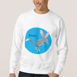 Cute lycklig Australian bilby tecknad Lång Ärmad Tröja