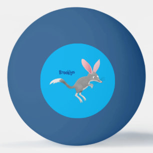 Cute lycklig Australian bilby tecknad Pingisboll
