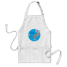 Cute lycklig Australian bilby tecknad Vuxen Apron