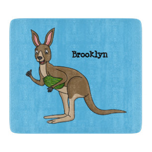 Cute lycklig australiska känguru illustration