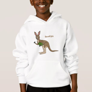 Cute lycklig australiska känguru illustration t shirt