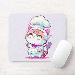 Cute Lycklig Baker Pastry Chef Cat Kitten   Musmatta