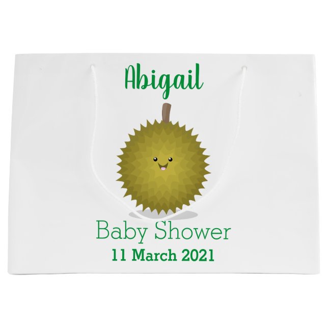 Cute lycklig durias tecknad illustration (Framsidan)