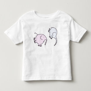 Cute Lycklig Flipping Elephants T-shirt