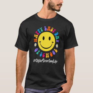 Cute Lycklig förra dagen, sekreterare för skolkont T Shirt