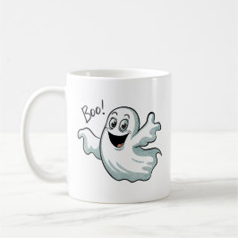 Cute Lycklig Ghost Kaffemugg