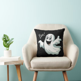 Cute Lycklig Ghost Kudde