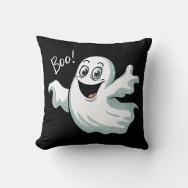 Cute Lycklig Ghost Kudde