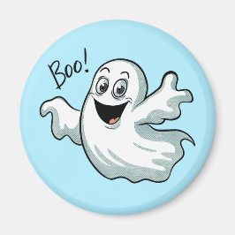 Cute Lycklig Ghost Magnet