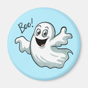 Cute Lycklig Ghost Magnet