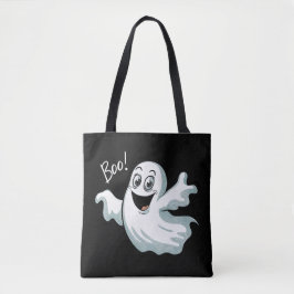 Cute Lycklig Ghost Tygkasse