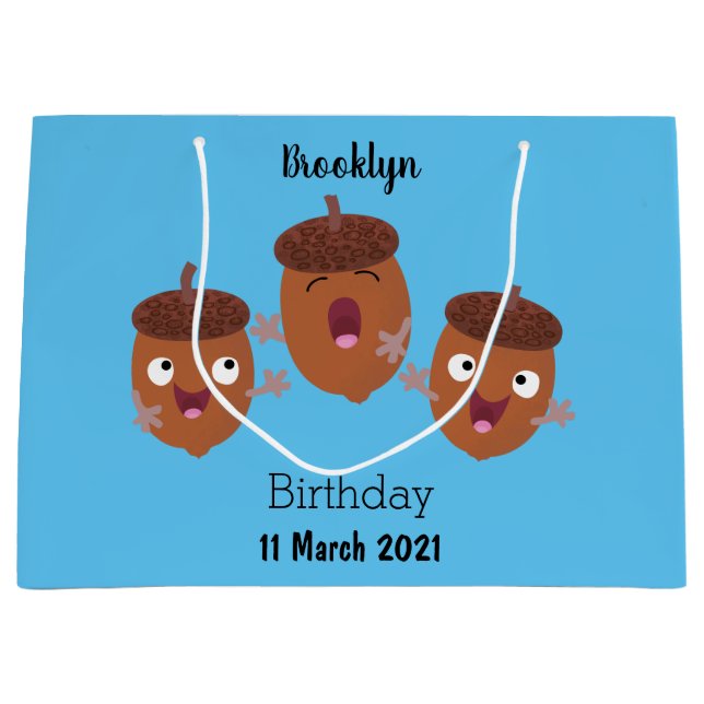 Cute lycklig har sjungande tecknad för barn (Framsidan)