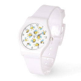 Cute lycklig humla mönster armbandsur