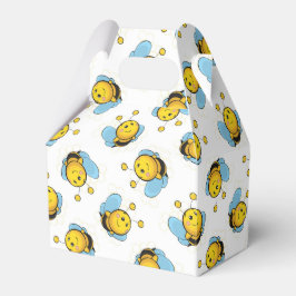 Cute lycklig humla mönster presentaskar