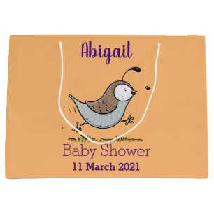 Cute lycklig kalifornian quail tecknad illustratio