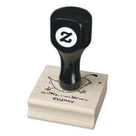 Cute lycklig kalifornian quail tecknad illustratio stämpel