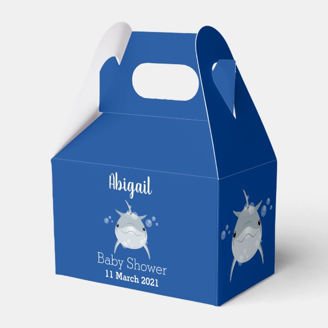 Cute lycklig kawaii delphin tecknad presentaskar (Framsidan Sidan)