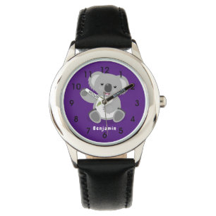 Cute lycklig koala, illustration av tecknaden för armbandsur