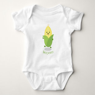 Cute lycklig maj tecknad illustration t shirt