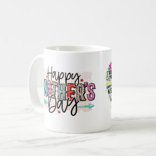 Cute Lycklig Mors dag Mugg för Mamma