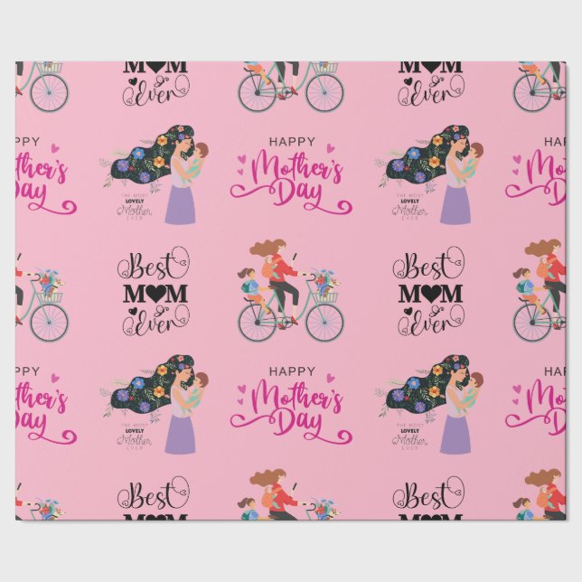 Cute Lycklig Mors dag Presentpapper (Seam)