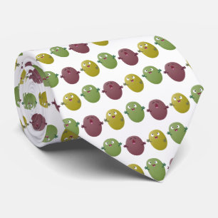 Cute lycklig olives sjunger tecknad slips