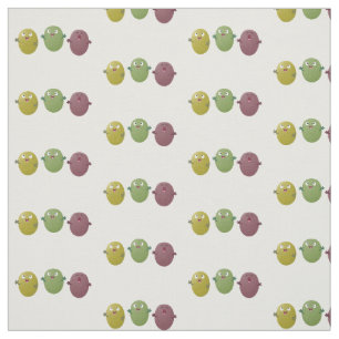 Cute lycklig olives sjunger tecknad tyg