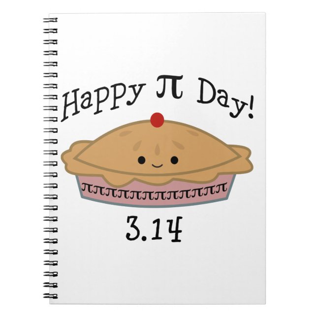 Cute Lycklig Pi Day! Anteckningsbok (Framsidan)