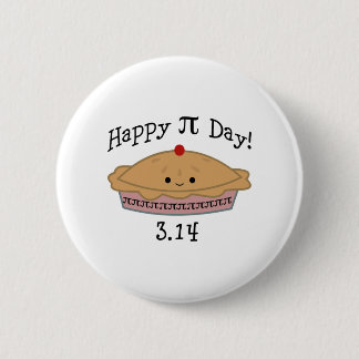 Cute Lycklig Pi Day! Knapp