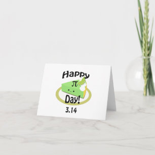 Cute Lycklig Pi Day Kort