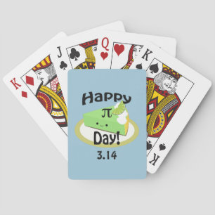 Cute Lycklig Pi Day Kortlek