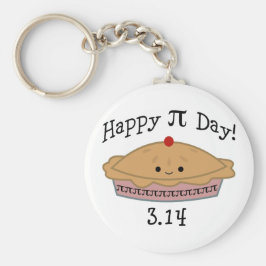Cute Lycklig Pi Day! Nyckelring