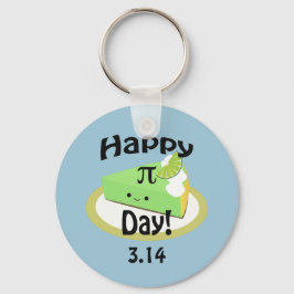 Cute Lycklig Pi Day Nyckelring