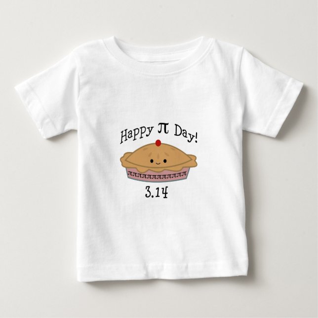 Cute Lycklig Pi Day! T-shirt (Framsida)