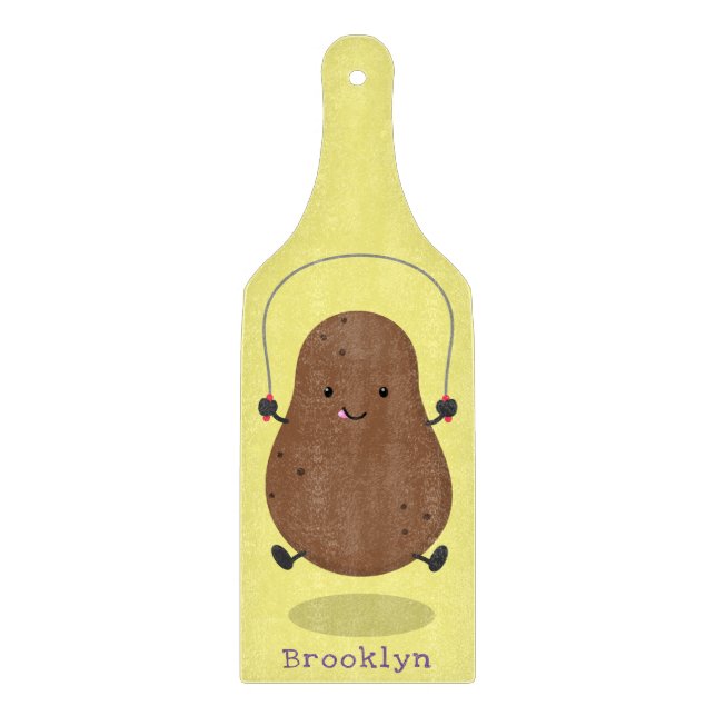 Cute lycklig-potatisknutslag tecknad (Framsidan)