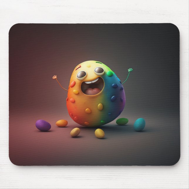 Cute Lycklig Potato lycklig tecknad illustration Musmatta (Framsidan)