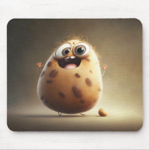 Cute Lycklig Potato lycklig tecknad illustration Musmatta