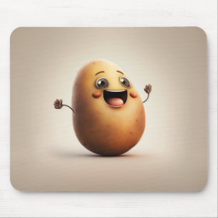Cute Lycklig Potato Musmatta
