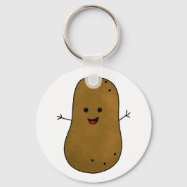 Cute Lycklig Potato Nyckelring