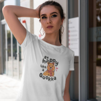 Cute Lycklig Quokka T Shirt
