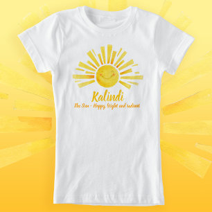 Cute lycklig smart namn betyder Kalindi Sol T Shirt