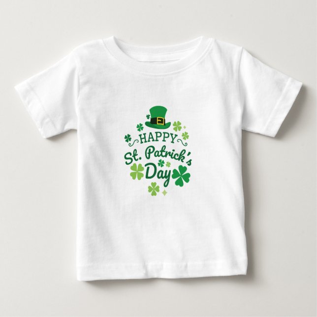 Cute Lycklig St. Patrick's Day Lucky Celebrate Skr T Shirt (Framsida)