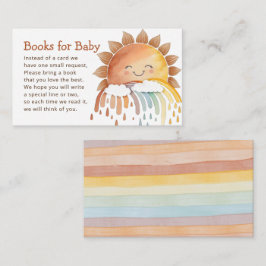 Cute Lycklig Sunshine Bokar för Baby Baby Shower Tilläggskort