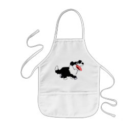 Cute Lycklig Tecknad Gräns Collie Kids Apron Barnförkläde