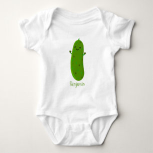 Cute lycklig-tecknad-personlig t shirt