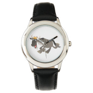 Cute Lycklig Tecknad Wildebeest Watch Armbandsur